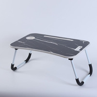 Bureau Portable en bois pour petit-déjeuner table d'ordinateur Portable Table d'ordinateur réglable pour bureau de lit