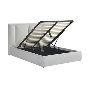 King Size Bedding Luxury Bedroom Furniture Modern Wood Elegant <b>Bed</b> Frame Upholstered <b>Bed</b> With Storage - Product Image 5