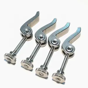 CNC Custom Made stainless steel mechanical part connect metal CNC fold bicycle seat tube quick release bolt