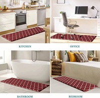 Tapis de sol anti-fatigue imprimé, doux, imperméable, anti-moisissure, antidérapant, confortable, durable, moderne pour la cuisine