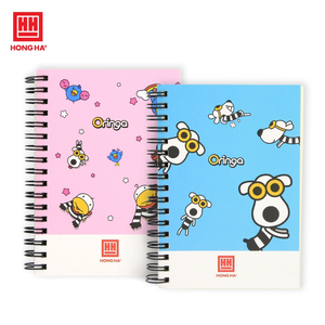 Carnet à spirales Oringa A6, couverture rigide tendance, papier lisse, design mignon d'animaux, reliure durable, étude, impression numérique OEM/ODM - Product Image 1