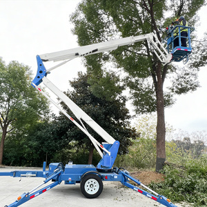 Plataforma Elevadora Araña Remolcable con Giro de 360°, Elevador Hidráulico de 22m, Mesa Elevadora Eléctrica - Product Image 4