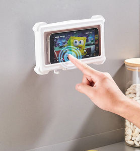 Étagère de couverture mobile de salle de bain étanche à l'eau support de téléphone de <span class=keywords><strong>douche</strong></span> antibuée pour téléphone portable - Product Image 1