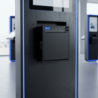Imprimante thermique EP-382C 80 mm, imprimante à panneau intégré de 3 pouces, impression de tickets avec ports RS232/TTL+USB, largement utilisée dans les totems numériques
