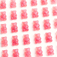 Bonbons gélifiés OEM chinois Berry Bear, saveurs fruitées assorties, emballage en sachet, bonbons gélifiés moelleux