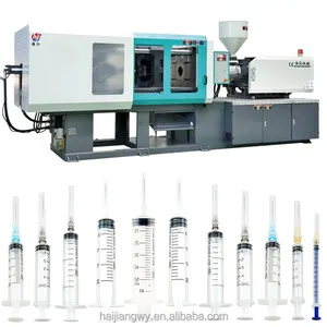 Tam otomatik tek kullanımlık şırınga üretim hattı PET/ABS/PP/EPS/PC/PA plastik şırınga yapma makinesi