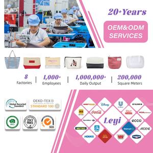 Transparenter Organizer Make-up Toilettentasche Set Logo Luxus Kosmetik Rüschen Reise-Make-up Maßgefertigte Tasche Individuelle Klare PVC-Kosmetiktasche - Product Image 4