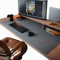 Tapis de Souris de Bureau Grand Format 30x60cm en Feutre Antidérapant à Points, Design Moderne, Logo Personnalisé, Écologique et Durable, Vente en Gros