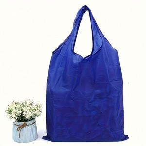 Vietnam Factory Logo Print <b>Folding</b> Shopping <b>Bag</b> Reusable Nylon Tote Custom Portable Polyester Foldable - Product Image 3