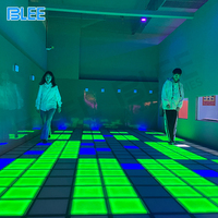 Équipement de jeu interactif pour fête de parc d'attractions : Jeu de danse au sol à LED avec détection de pression