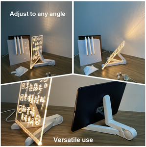 Nhà Máy Bán buôn 3D tùy chỉnh ánh sáng ban đêm ánh sáng Acrylic bảng tin thắp sáng bảng ghi chú xóa được DIY sơn rewritable <span class=keywords><strong>LED</strong></span> <span class=keywords><strong>Board</strong></span> - Product Image 4