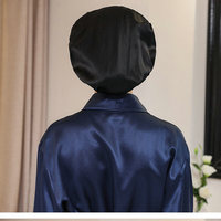 Bonnet en soie personnalisé avec logo personnalisé bonnet pour cheveux de créateur 100% turban couvrant les cheveux en soie de mûrier