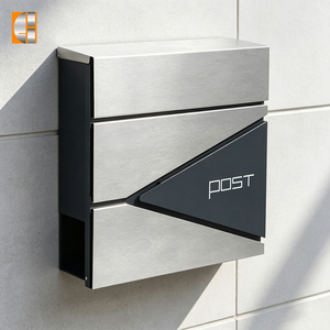 Buzón de Metal para Montar en la Pared, Acero Galvanizado de 0.8mm con Recubrimiento en Polvo, Antirrobo, para Proyectos Residenciales y Apartamentos OEM - Product Image 1