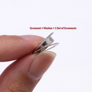 Œillets décoratifs ronds en cuivre à bord métallique, vente directe usine, pour bâches, abat-jour, sacs de frappe et vêtements - Product Image 3