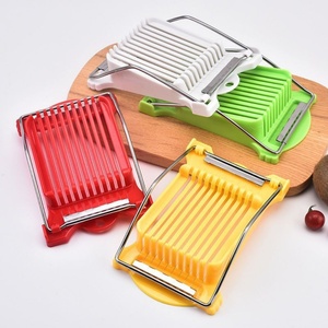 Utensilio Manual de Acero Inoxidable y Plástico para Cortar Jamón, Salchicha, Fiambre, Huevo y Frutas - Product Image 3