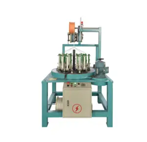 CE Henghui KBL-18-1-130 high speed 18 spindles spiral solid cord and rope braiding machine