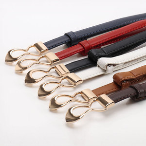 Nouvelle <span class=keywords><strong>ceinture</strong></span> fine réglable en alliage sans perforation pour robe et manteau <span class=keywords><strong>femme</strong></span>, <span class=keywords><strong>ceinture</strong></span> amincissante à largeur fine pour une taille cintrée - Product Image 2