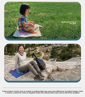 Grandes couvertures de pique-nique et de plage en polyester, pliables, imperméables, anti-sable, pour le camping, la randonnée, les voyages, et comme tapis de prière musulman de poche