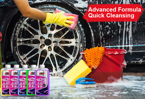 LAMBOSS Champú <span class=keywords><strong>de</strong></span> coche concentrado seguro con revestimiento cerámico y <span class=keywords><strong>de</strong></span> alta espuma profesional con cera - Product Image 2