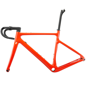 A5 nouveau carbone 700 * 40C frein à disque Cyclocross vélo 700C gravier vélo cadre avec guidon vélos de route - Product Image 4