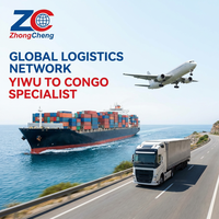 Expédition LCL+Express de la RDC (Congo) via Yiwu, Chine, par ZC Logistics, taxes incluses, enlèvement en personne, livraison en 50-55 jours, assistance 24h/24 et 7j/7