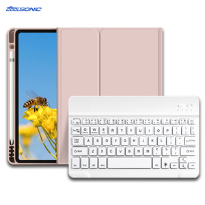 Funda de Silicona Suave para Tablet con Teclado Inalámbrico BT para iPad Air 4 10.9 <span class=keywords><strong>2020</strong></span> con Soporte para Lápiz - Product Image 2