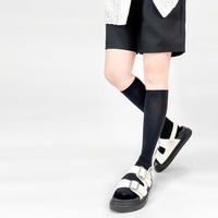Nouvelles chaussettes mi-mollet pour femme, printemps-été, ultra-fines, souples, respirantes, amincissantes, tricot haute densité 240N, style preppy, luxe léger, usage quotidien