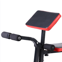 Banc de musculation en acier réglable, équipement de fitness avec banc de presse à décliner et supports à haltères pour usage domestique en vente