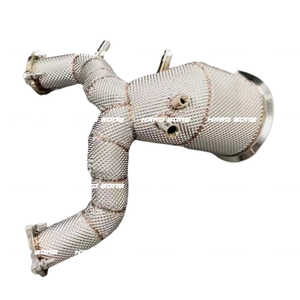 Tuyau inférieur d'échappement Catted de bouclier thermique à <span class=keywords><strong>prix</strong></span> d'usine chinois pour <span class=keywords><strong>Audi</strong></span> S4 <span class=keywords><strong>S5</strong></span> B9 2019 + - Product Image 3