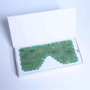 10 مجموعات متنوعة من أقنعة العين الطبيعية من اليشم والأوبال، أقنعة تدليك للعين للنوم العميق وعلاج الهالات السوداء، قناع عين من الكوارتز الوردي - Product Image 5