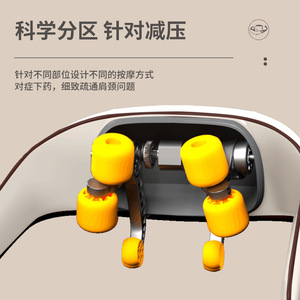 Electric Neck Shoulder Massager With Heating Function Rechargeable USB For Neck And Shoulder Relief - Product Image 4