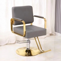Chaise de salon de coiffure QFP-BC042 Haut et bas Chaises de barbier blanches Meubles de salon