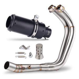 Sistema de Escape MT07 para Yamaha YZF-R7 FZ07 XSR700 <span class=keywords><strong>Tracer</strong></span> <span class=keywords><strong>700</strong></span>/GT Tracer7/GT 2014-2026, Colector de Escape para Motocicleta, Silenciador CR-T - Product Image 2