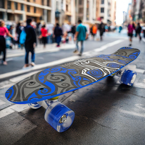 สเก็ตบอร์ดพลาสติกขายดี สเก็ตบอร์ดเรโทร ดีคสั่งทำพิเศษ สเก็ตบอร์ดเบเกอร์ - Product Image 2