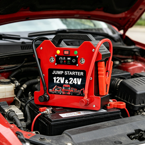 แบตเตอรี่สำรองสำหรับรถยนต์ 80000mAh รุ่น Heavy Duty 12V 24V 16 เซลล์ แบบพกพา สำหรับกรณีฉุกเฉิน รุ่น YL-K150 คุณภาพเยี่ยม - Product Image 5