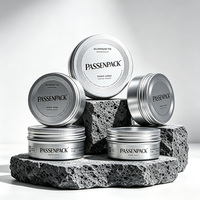 Boîte en aluminium vide pour cosmétiques, pot métallique pour pâte capillaire, crème de beauté, onguent, rangement