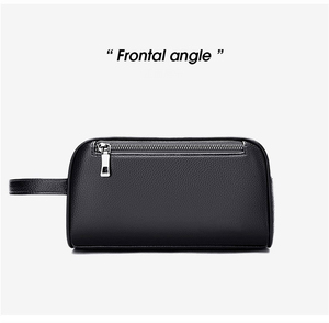 Borsa <span class=keywords><strong>a</strong></span> <span class=keywords><strong>Mano</strong></span> da <span class=keywords><strong>Uomo</strong></span> in Morbida <span class=keywords><strong>Pelle</strong></span> PU con Chiusura Codificata - Product Image 4