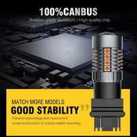 RCJ LED-Birnen 1156 1157 BAU15S PY21W P21W W5W, 24SMD 5730 Chip LED Brems- und Rückfahrleuchte, Auto-Ersatzlampe