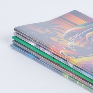 Cahier de notes cousu à la selle personnalisé coloré de qualité supérieure doublé léger cahier d'exercices respectueux des yeux livre de révision étudiant créatif - Product Image 4