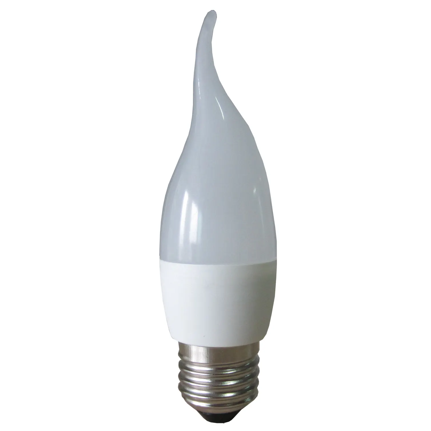 LED CANDLE BULB E14 E27 5W 6W Flame LED Bulb Candle Lamp Light、LED-C37