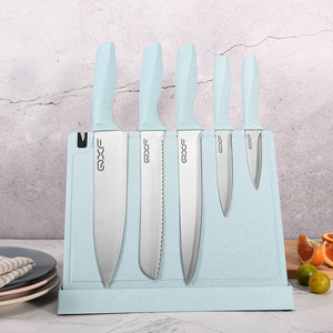 <span class=keywords><strong>Amazon</strong></span> Venta caliente cuchillo de pan ligero dentado en forma de cuchillo de pan con mango colorido - Product Image 2