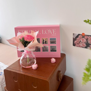 ช่อดอกไม้วาเลนไทน์สุดหรู LANJO พร้อมก้านไม้หอมแก้วปลอดสารตะกั่วขนาด 200 มล. ของขวัญพร้อมฉลากส่วนตัว ดอกกุหลาบพร้อมกำไลคริสตัล - Product Image 4