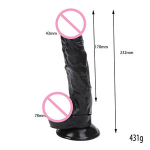 SUMMER VIBE Realistischer PVC-Penis Frauen-Sexspielzeug Großer <span class=keywords><strong>Dildo</strong></span> mit Saugnapf Wandstoß für Frauen <span class=keywords><strong>9</strong></span> Zoll <span class=keywords><strong>Dildo</strong></span> Sexuelle Hilfsmittel - Product Image 3