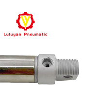 Cylindre pneumatique, bloc de tête de cylindre, double action, acier inoxydable, mini-cylindre pneumatique à piston d'air MA