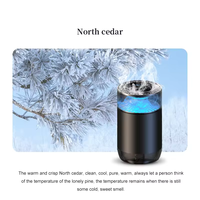 Diffuseur de brume portable sans eau rechargeable USB en métal pour voiture et marine - Atomisation intelligente, éliminateur d'odeurs, spray désodorisant