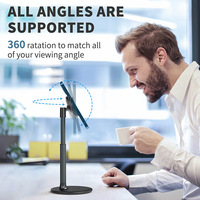 Amazon Popular Support de téléphone magnétique rotatif extensible pour Magsafe Live Broadcast Desktop Lazy Stand pour iPhone 15