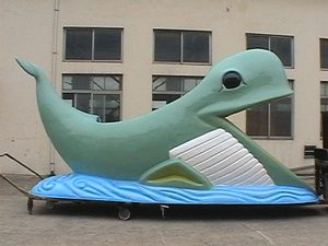 Sợi thủy tinh động vật trượt nước cho trẻ em cho trong nhà và ngoài trời Sử dụng cho Aqua công viên - Product Image 3