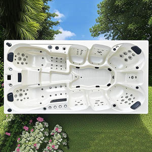 Nouveau Jacuzzi Spa Extérieur de Luxe 2026 pour 10 Personnes, Bain à Remous en Acrylique avec Massage, Idéal pour l'extérieur - Product Image 5