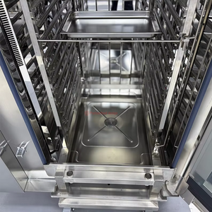 <span class=keywords><strong>Horno</strong></span> combinado de gas de 10 paneles <span class=keywords><strong>Horno</strong></span> comercial de vapor y convección con pantalla táctil - Product Image 4