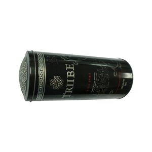 Chinese supply small round caviar tins custom printing black tin can